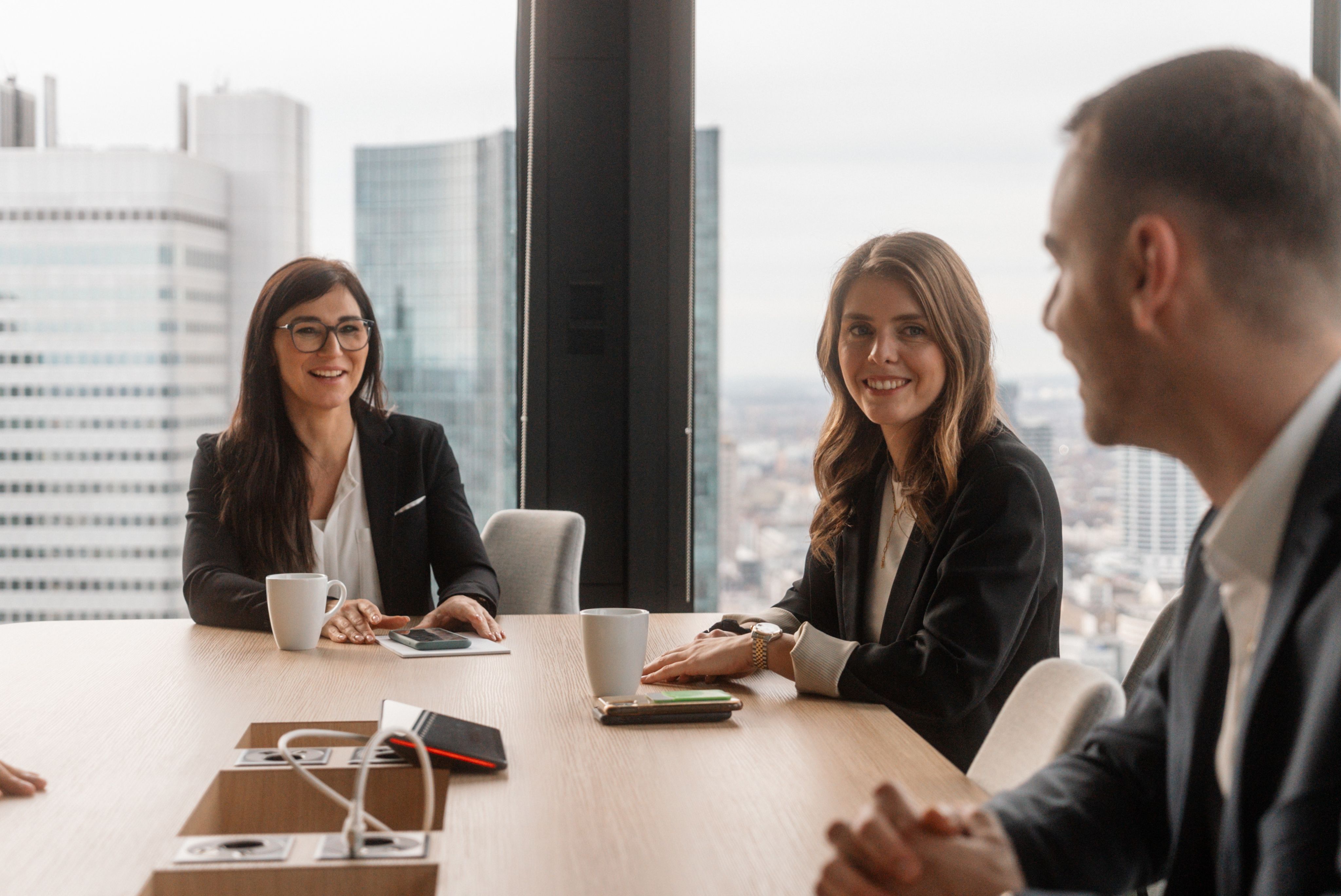 a person sitting at sunset